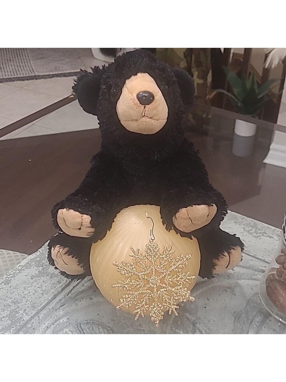 WILD REPUBLIC QUALITY STUFFED ANIMAL BLACK BEAR 12 IN. LIKE NEW